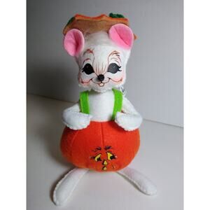 Annalee Halloween Mouse Pumpkin Artist Doll 2013 Original 8in Felt